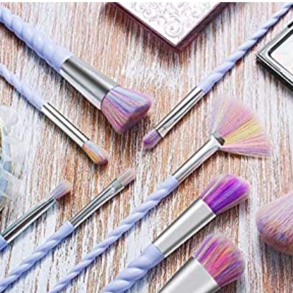 Rainbow unicorn Makeup Brush Set Kit with … - Picture 5 of 9
